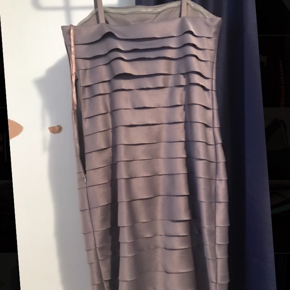 Grey, multilayer dress - Picture 2 of 3